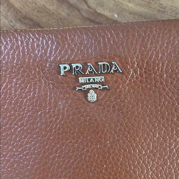 Prada Brown Leather Shoulder Bag - Picture 4 of 10